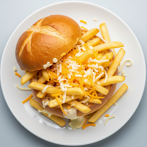 Chips Butty In Pitta 