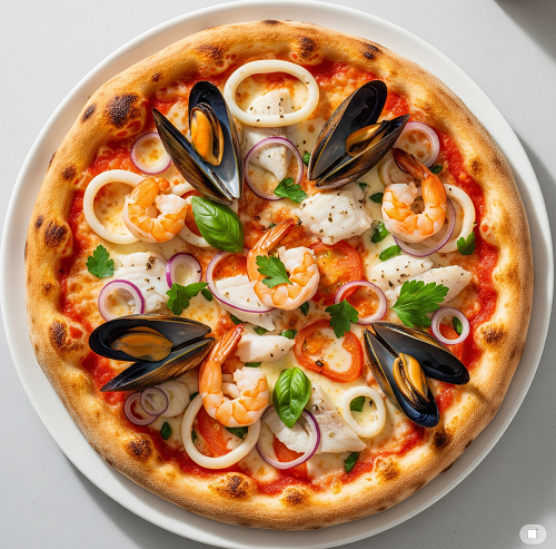 Seafood Spice Pizza 