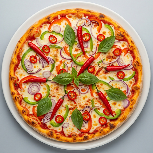 Hot & Spicy Pizza 