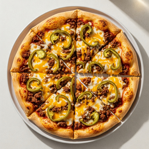 Spicy Beef Pizza 