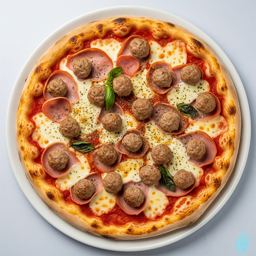 Meatball Melt Pizza 