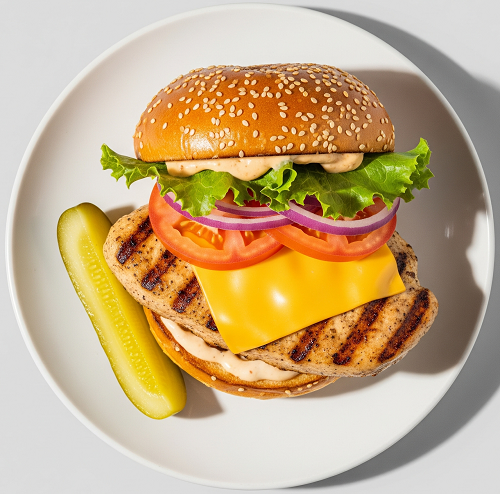 Spiced Chicken Burger 